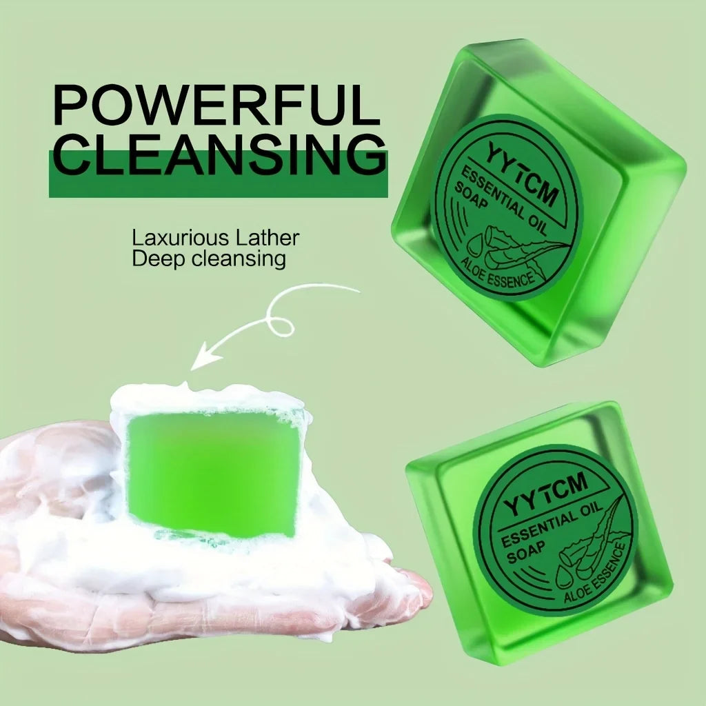 Handmade Aloe Vera Soap – Moisturizing Face & Body Bar 65g