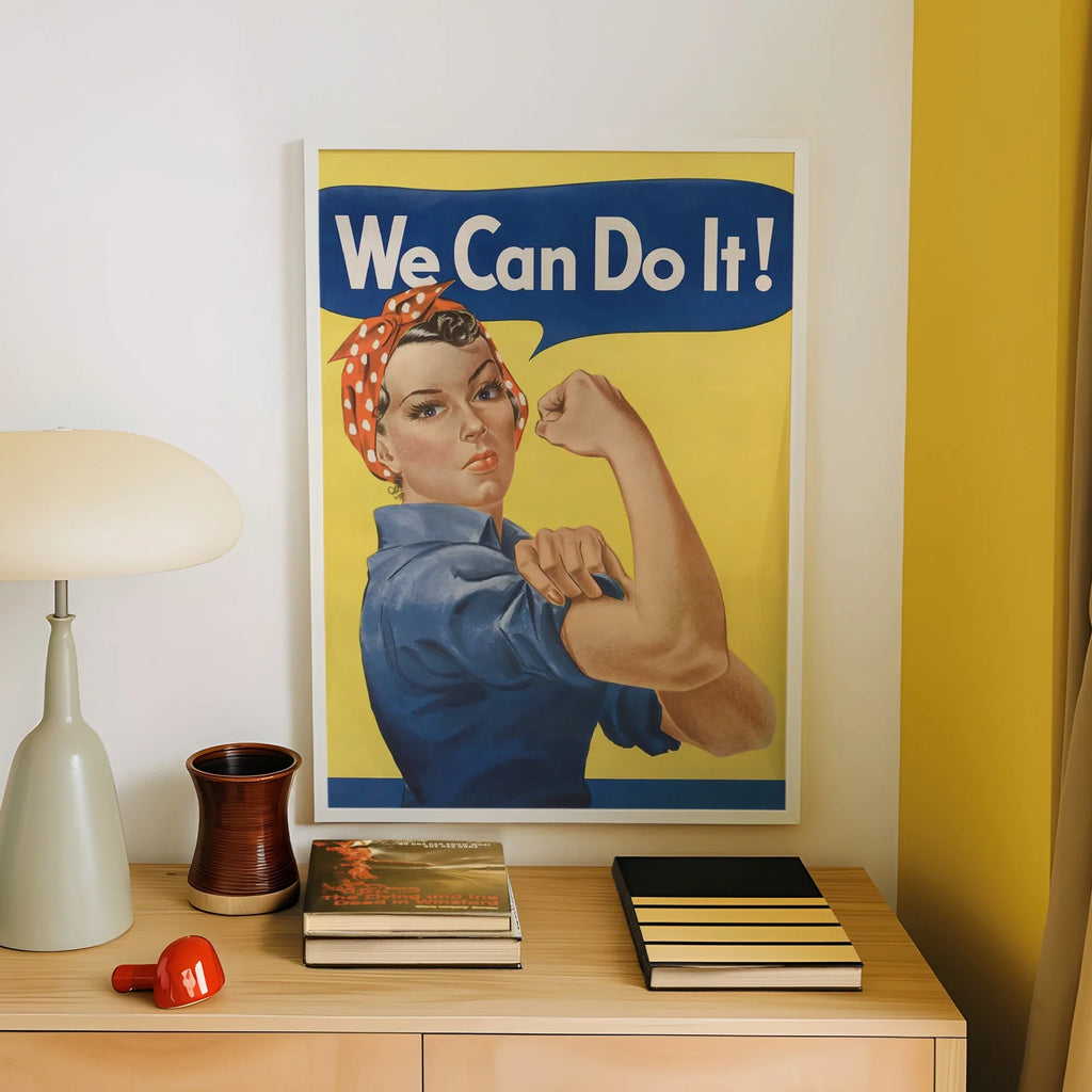 "We Can Do It" Feminist Canvas Wall Art Print | Home Decor