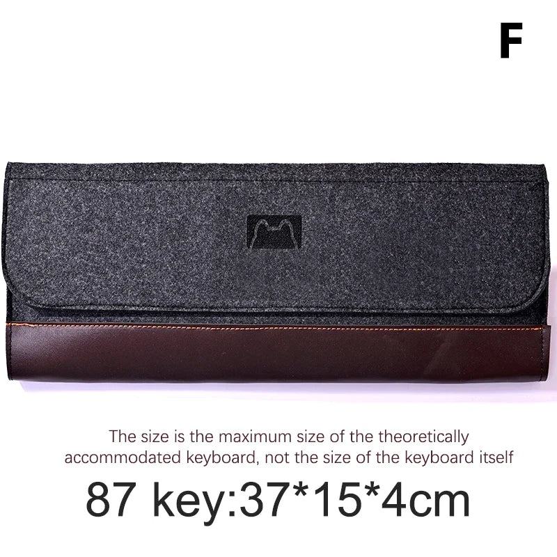 PU Felt Keyboard Carrying Case Bag | Dustproof Storage