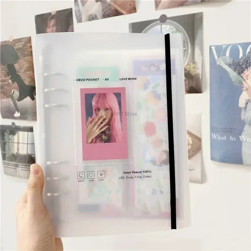 A5 Kpop Photocard Binder Album | Heart Design | 32 Photos
