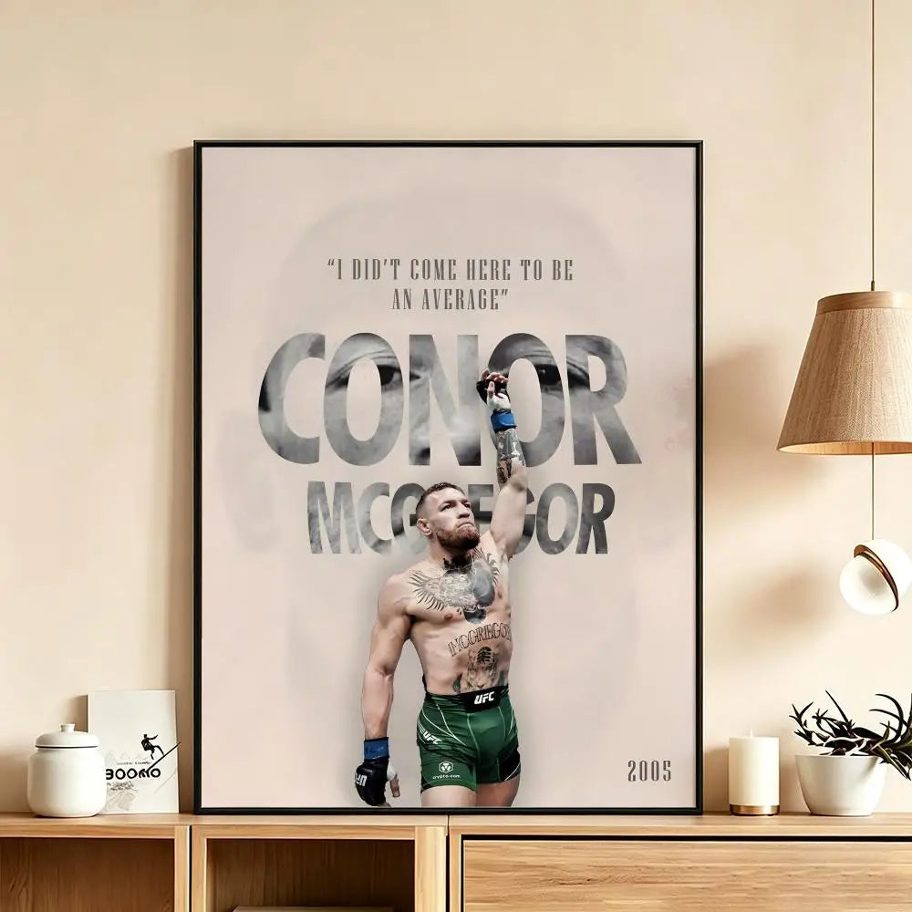 Conor McGregor HD Art Poster – Waterproof Sticky Wall Decor