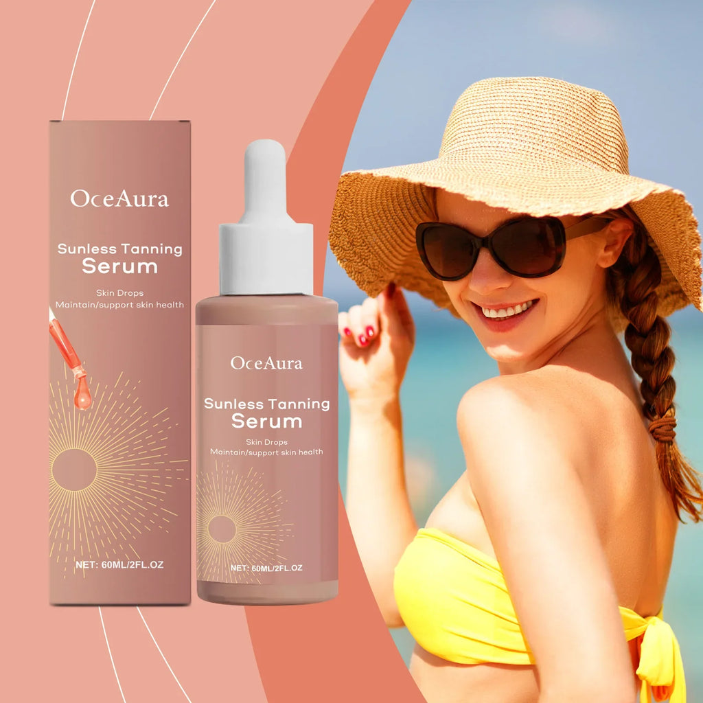Herbal Sunless Self Tanning Serum – Natural Bronze Glow 60ml