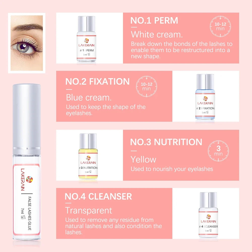 ibcccndc Lash Lift & Eyebrow Perm Kit – 2 Sets | Home Salon