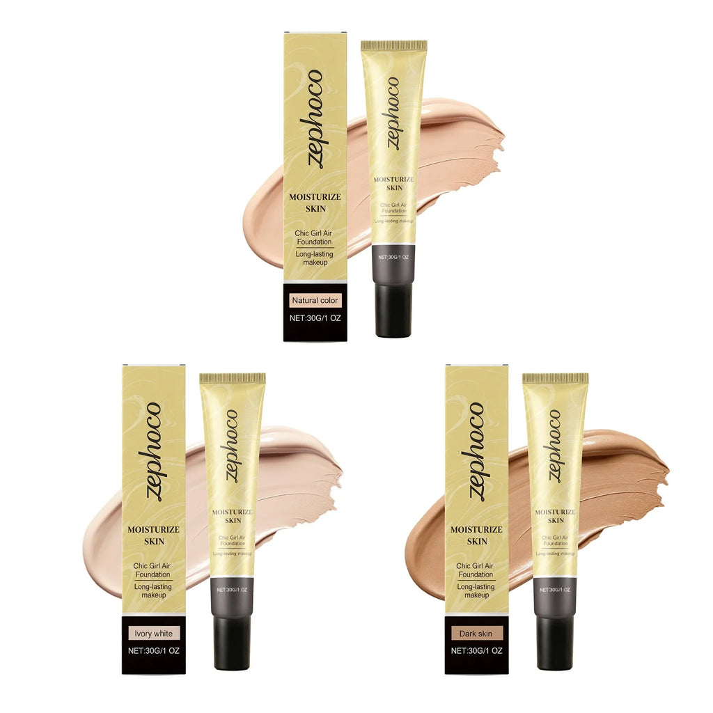 Zephoco Concealing Foundation – Lightweight & Long-Lasting Wear