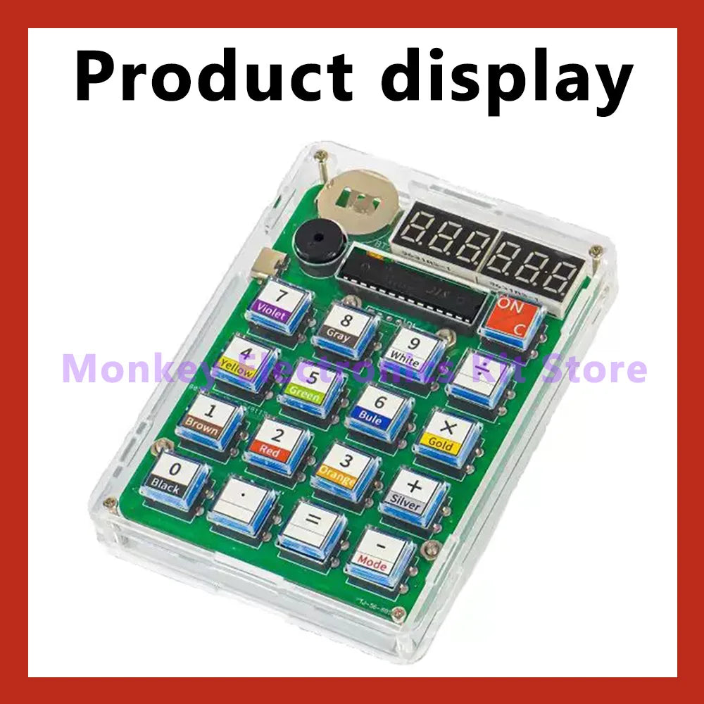 DIY Calculator Kit – LED Display Soldering Practice Project