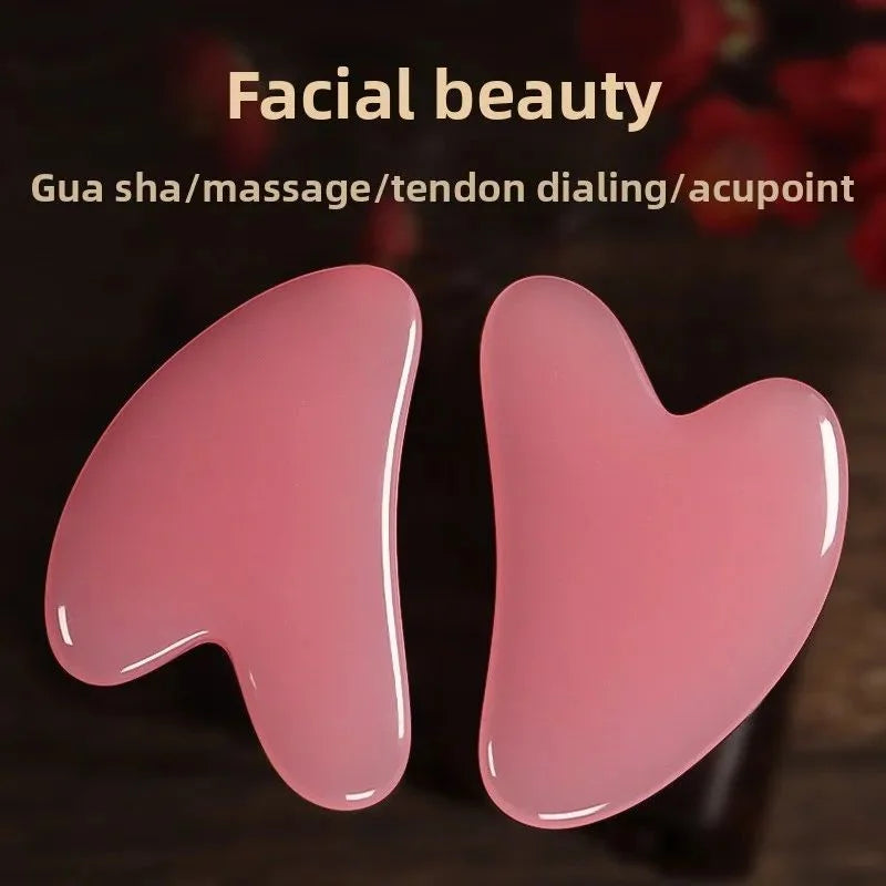 Facial Gua Sha Scraping Board & Acupoint Massage Stick