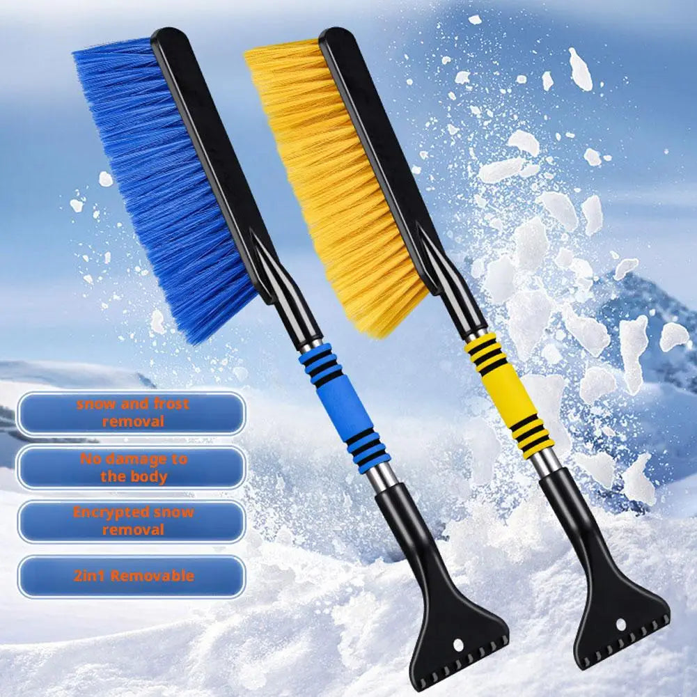 Extendable Car Snow Brush & Windshield Ice Scraper Tool