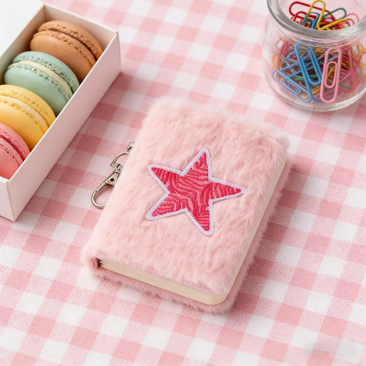 Little Notebook Pocket Keychain Smooth Writing Diary Small Notepad