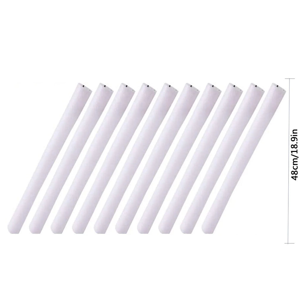 10-Pack LED RGB Glow Foam Sticks – Glow in the Dark Party