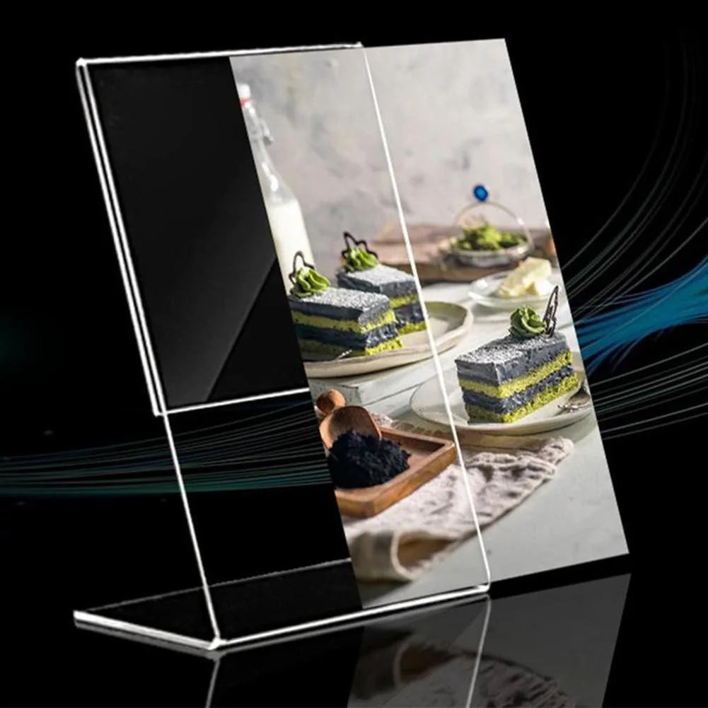 Transparent Acrylic Display Stand – Photos, Cards & Tickets