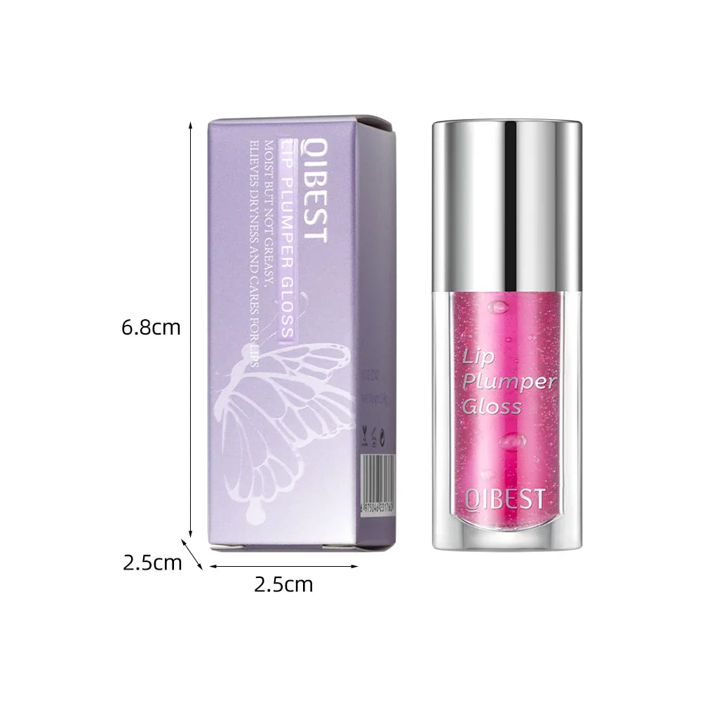 QIBEST Crystal Jelly Lip Oil – Tinted Gloss & Lip Balm