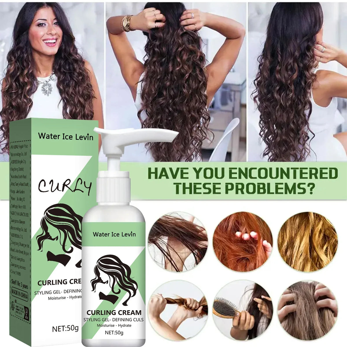 Curly Hair Cream – Keratin & Biotin Curl Enhancer for All Types