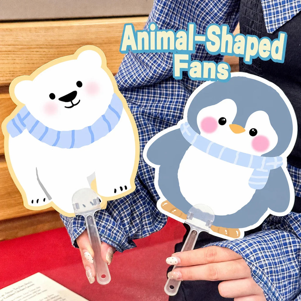 Animal Shaped Fan Dirt-resistant Polar Portable Handheld Office