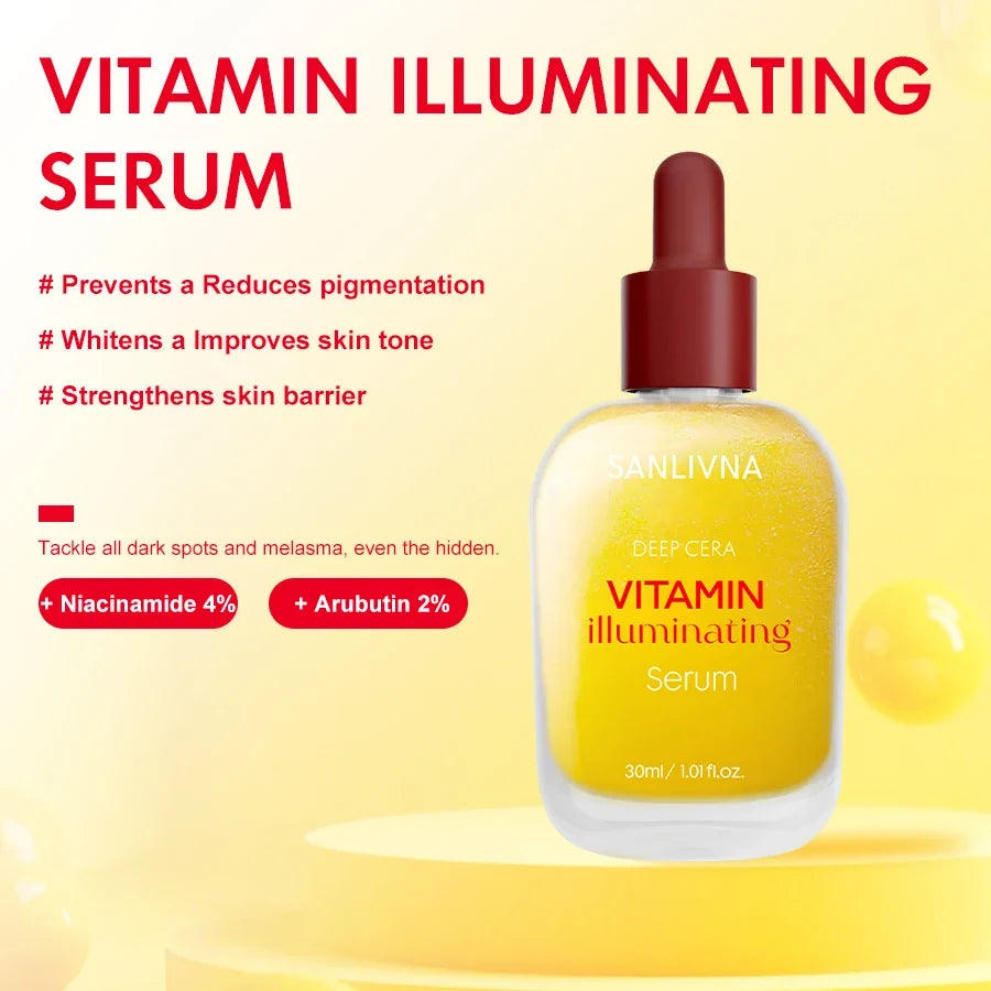 Vitamin C Niacinamide & Bakuchiol Brightening Face Serum | SANENDI