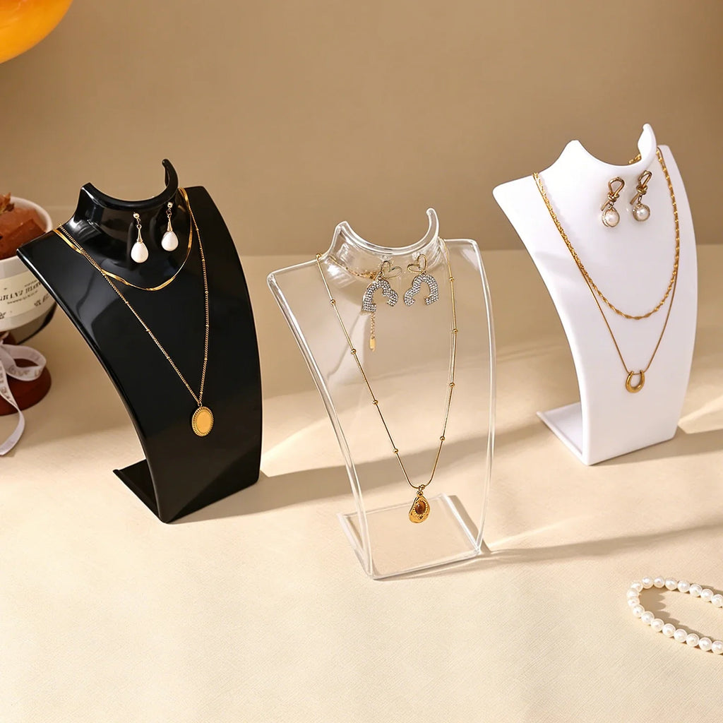 1 Portrait Jewelry Display Stand Vertical Necklace Earring Storage