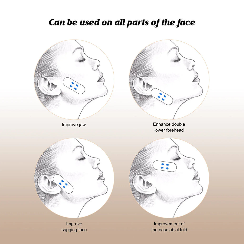 Invisible Face Lift Tape – V-Shape Neck, Eye & Chin Patches