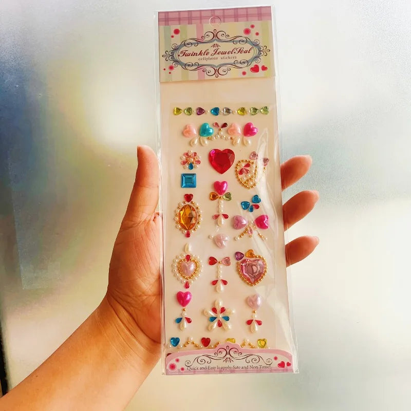 Acrylic Crystal Gem Face Stickers – DIY Makeup & Performance