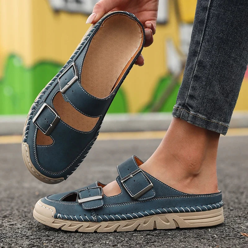 Women's Non-Slip Slip-On Casual Sandal Slippers | Indoor & Outdoor