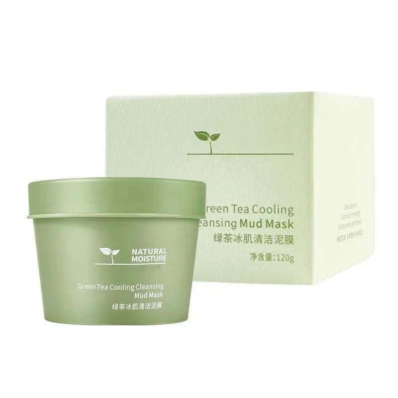 Green Tea Ice Mud Face Mask – Cleansing & Oil Control 120g