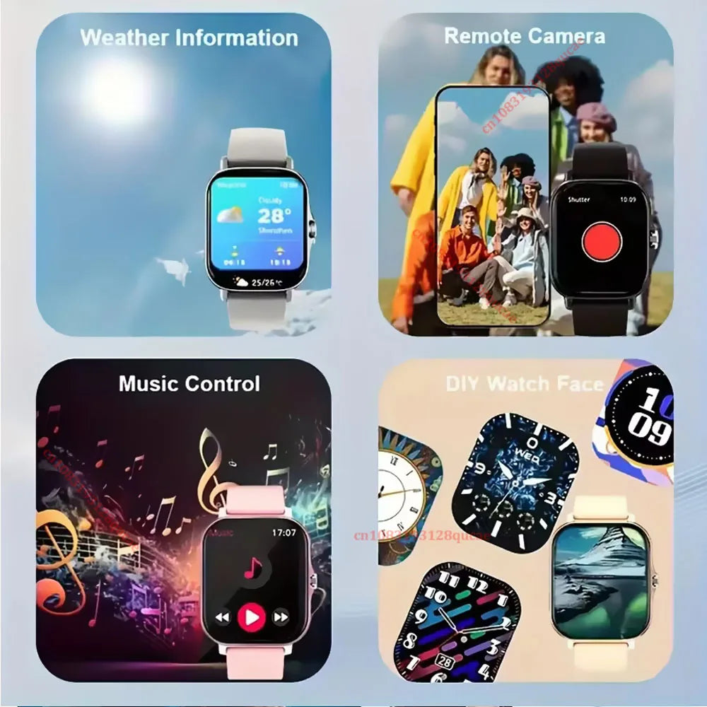 Sports Smartwatch 2026 Screen Bluetooth Calls Monitoring Men Smart