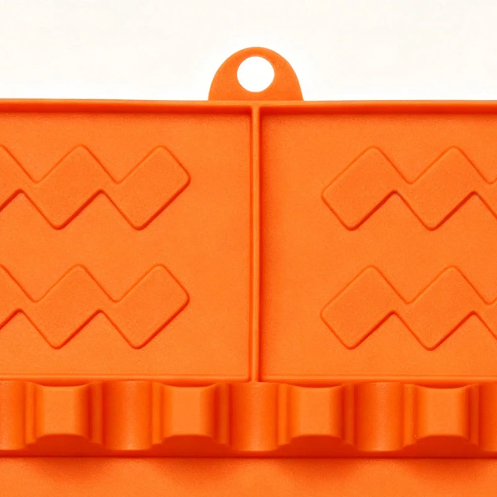 Silicone Grill Mat Spatula Holder & Side Shelf Pad | BBQ Tool