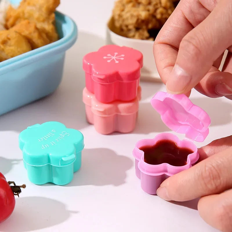 Cat Paw Condiment Bottle | Portable Divided Sauce Container