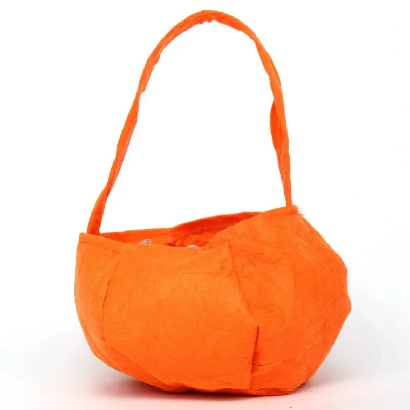 Halloween Pumpkin Candy Bag – Kids Trick-or-Treat Tote