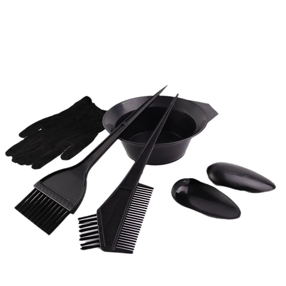 Home Hair Dye Kit – Brushes, Bowls, Cape & Clips Set