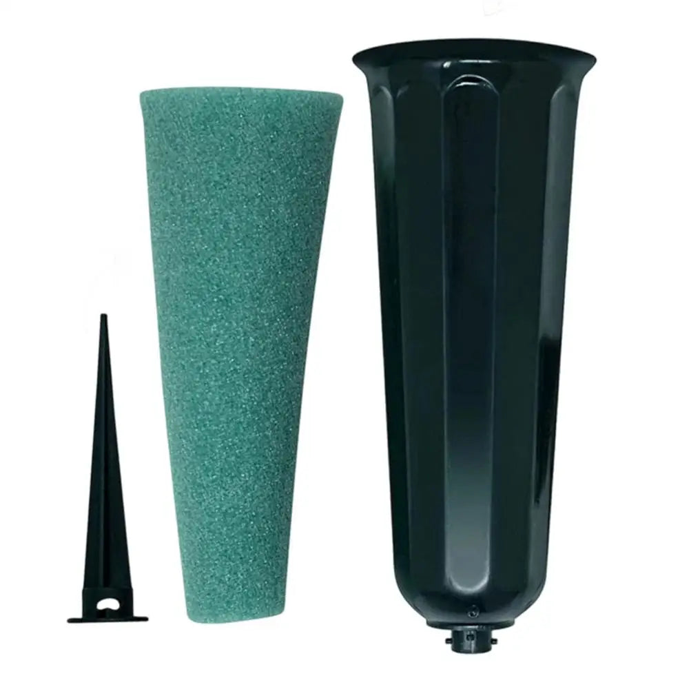 Cemetery Vase with Spike & Foam Insert | Grave Flower Holder