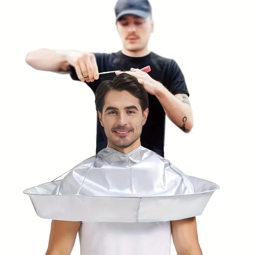 DIY Hair Cutting Cape – Salon Hairdressing Cloak & Shaving Apron