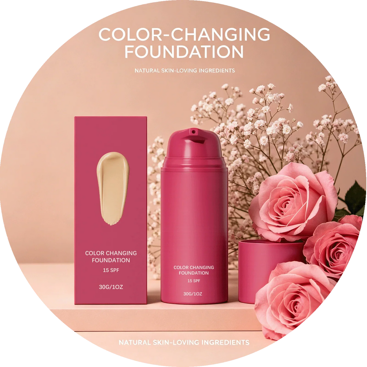 Color Changing Liquid Foundation SPF 15 Concealer | 30g