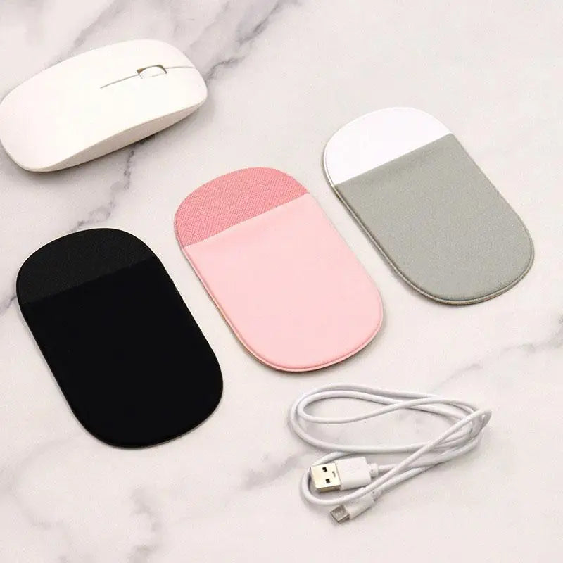 Adhesive Back Storage Bag I-pad Laptop Reusable Reposition Cable