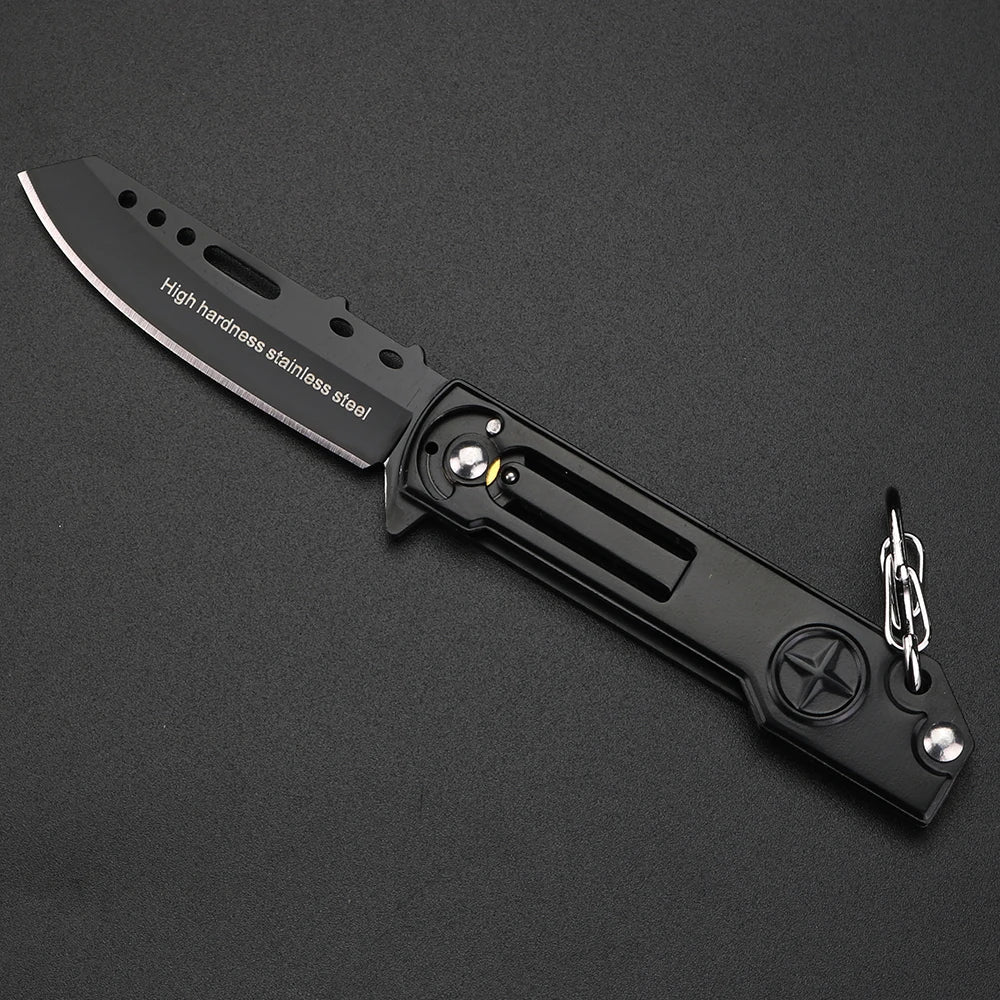XUAN FENG Folding Pocket Knife – Stainless Steel Keychain EDC
