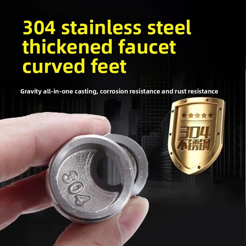 360° Adjustable Eccentric Faucet Corner Tap Adapter | Kitchen