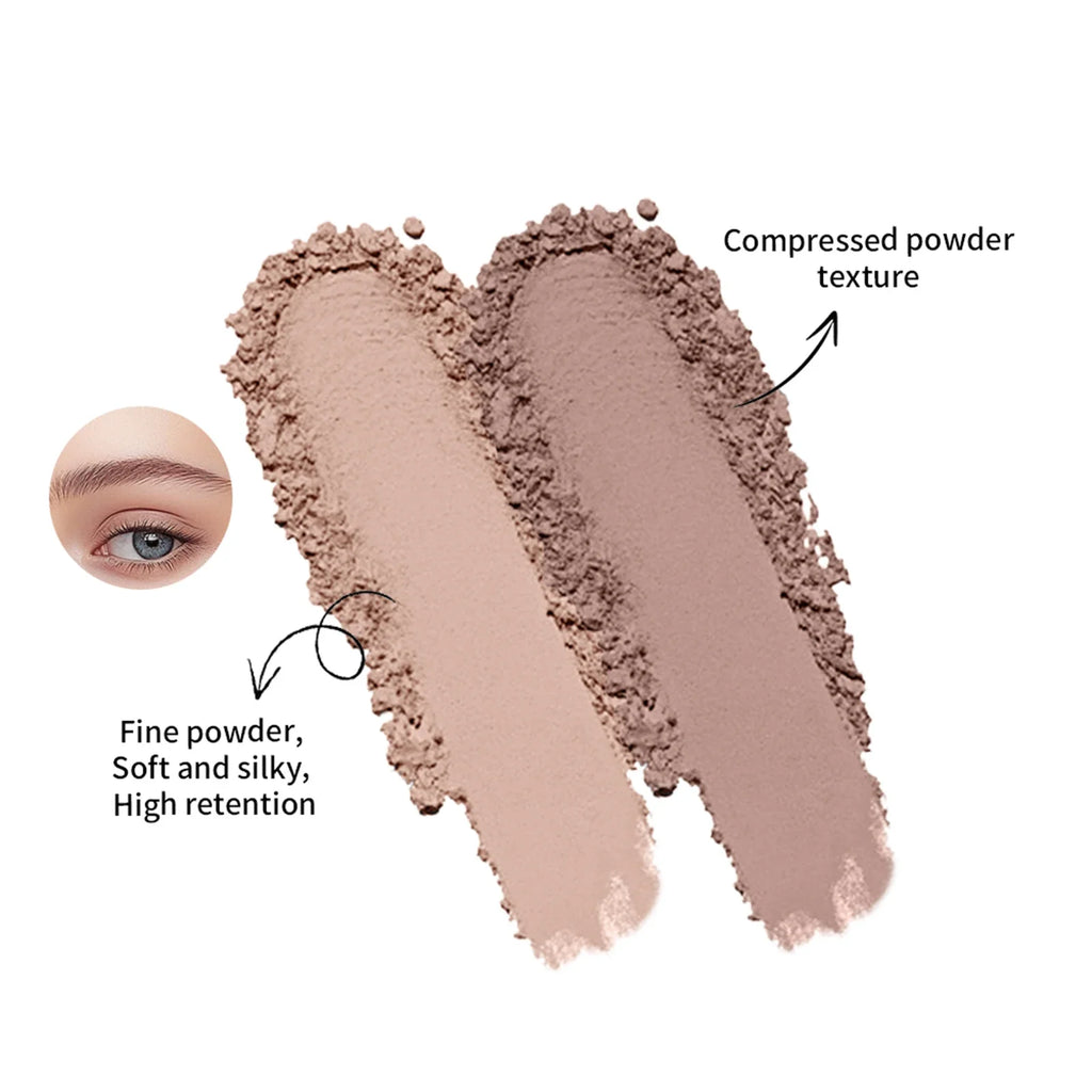 Eyebrow Powder Duo & Brush – Natural 3D Brow Kit | ibcccndc
