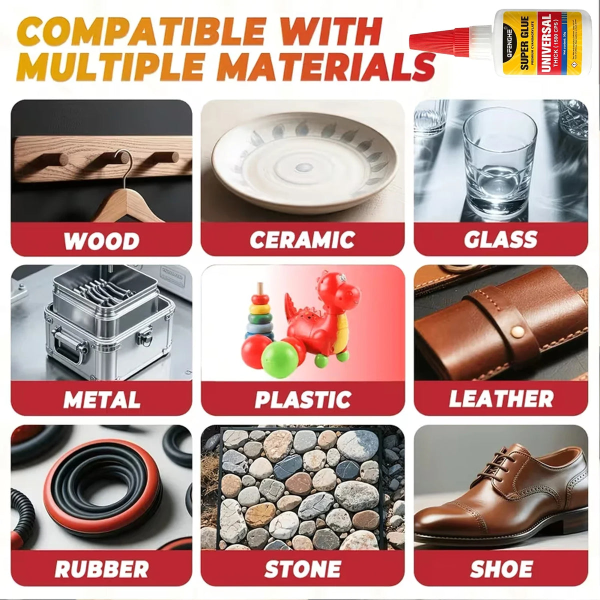 Super Shoe Glue – Waterproof Flexible Sole Repair Adhesive