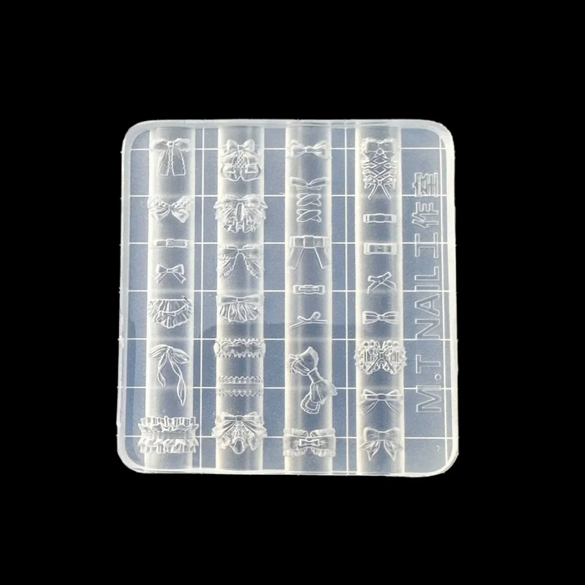 3D Silicone Nail Art Mold – Bowknot Flower Heart Lace DIY