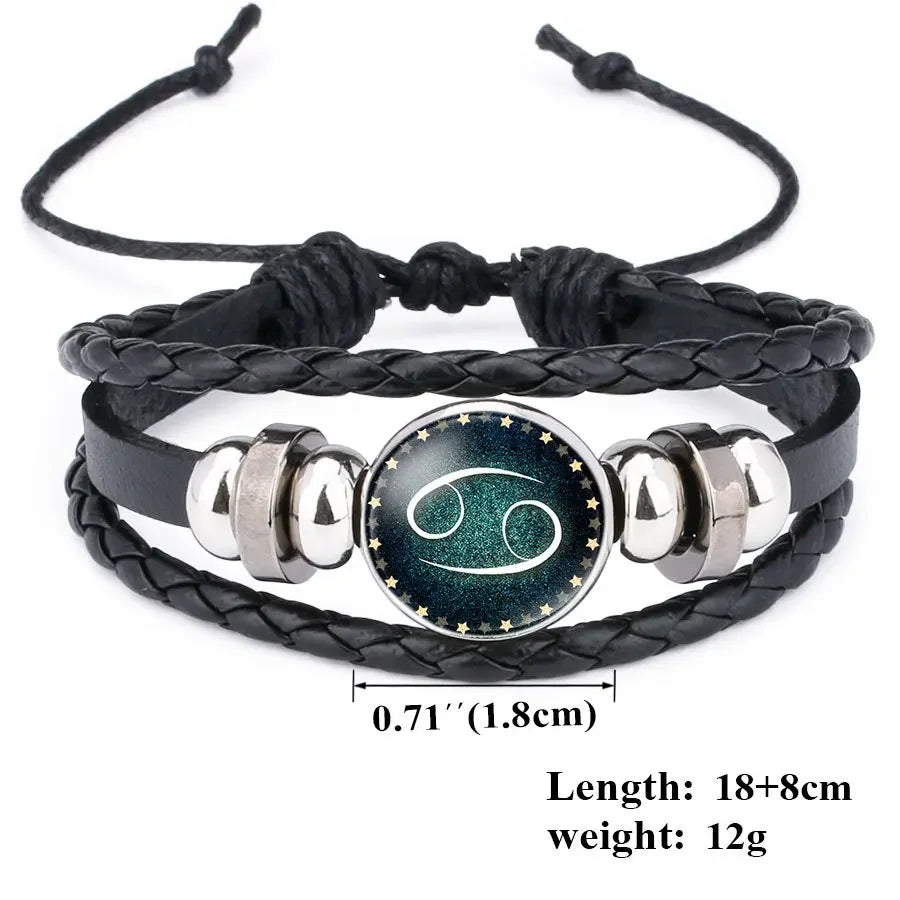 Glow in the Dark Zodiac Constellation Bracelet | All 12 Signs