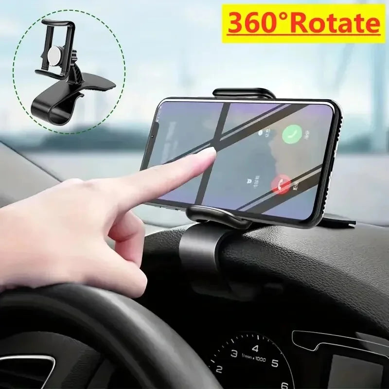 360° Car Phone Holder | Universal Dashboard & Air Vent Mount