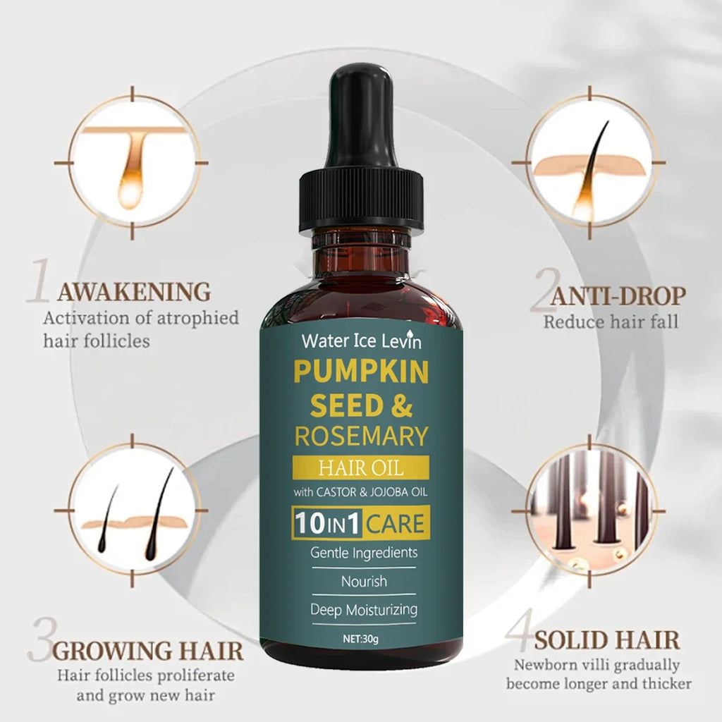 Pumpkin Seed & Rosemary 10-in-1 Hair Oil | All Hair Types