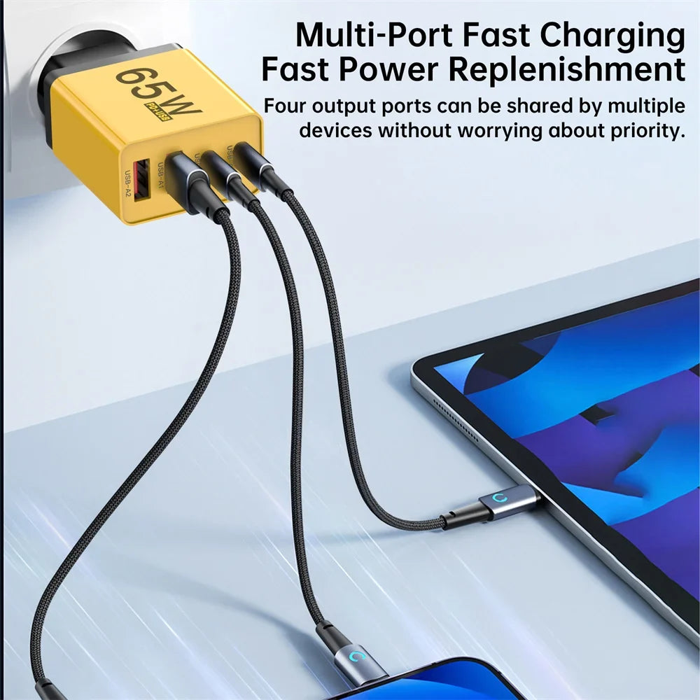 65W USB-C Fast Charger AU Plug – iPhone Samsung Xiaomi