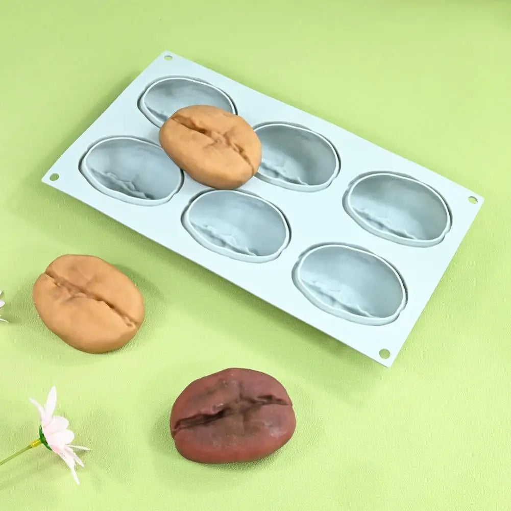 6-Cavity 3D Nut Silicone Mold – Mousse Cake & Dessert Baking