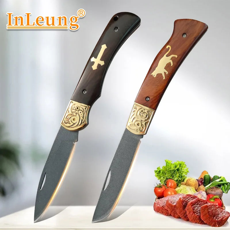 InLeung Folding Kitchen Knife – Stainless Steel Utility Blade