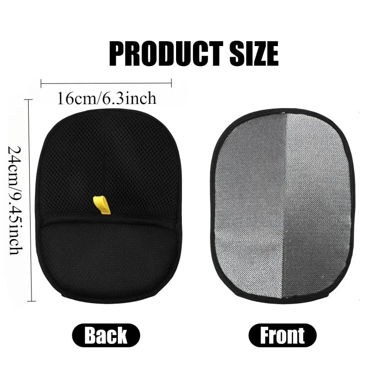 Reusable Double Sided Grooming Glove Pet Hair Removal Tool Static Fur