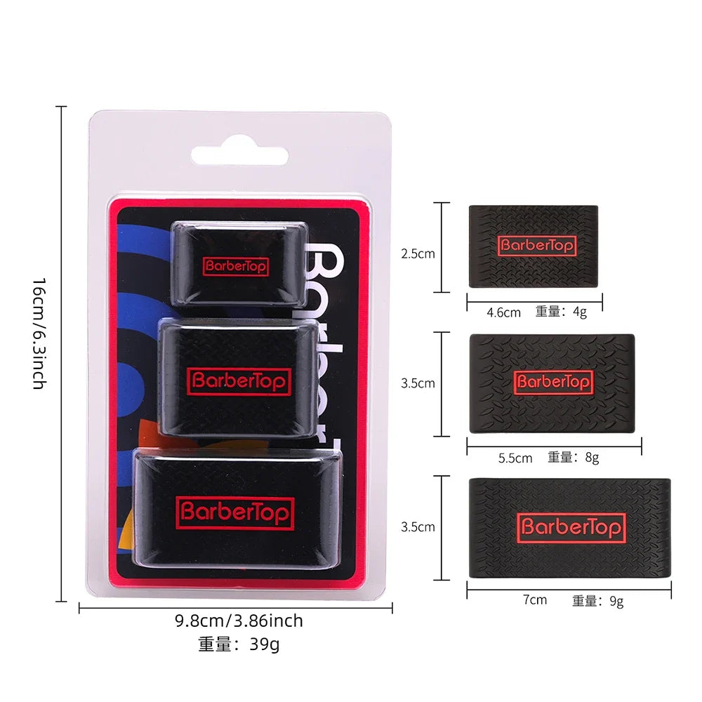 3-Pack Non-Slip Barber Clipper Bands | Heat-Resistant Sleeves