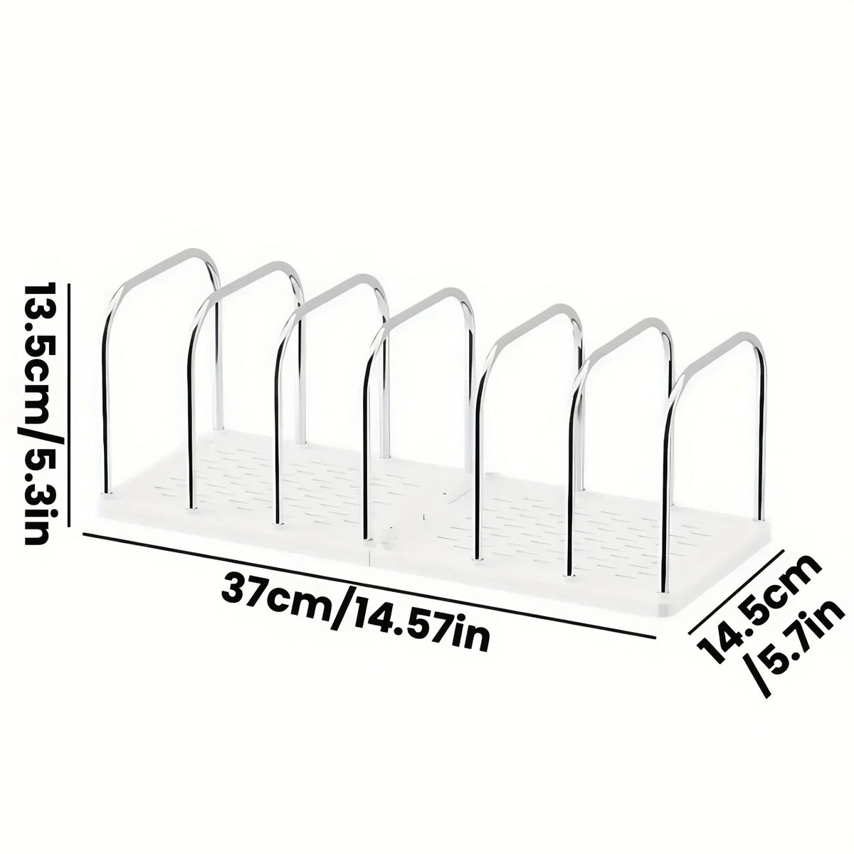 Desktop Book Organizer Stand with Drawers & Pen Holder
