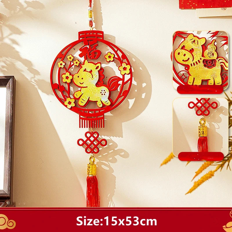Horse Year Pendant Cotton Spring Festival Atmosphere Decoration