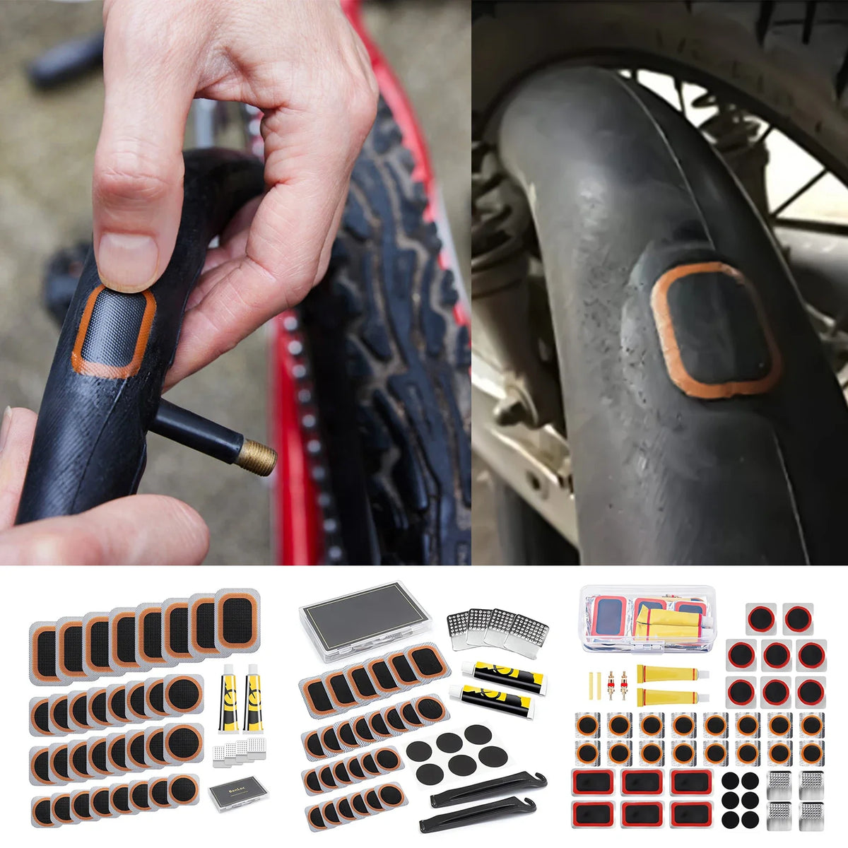 Cycling Tire Repair Kit – Bike, Motorcycle & Wheelchair