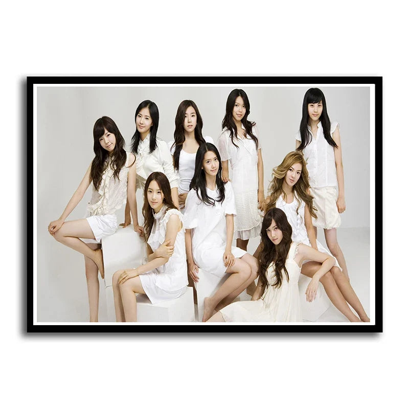 Korean Girl Group K-Pop Poster – Music Star Wall Art Décor