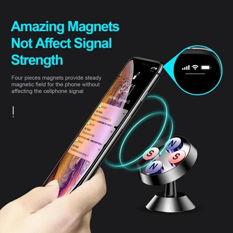 Magnetic Car Phone Holder Mobile Cell Stand Magnet Mount Bracket